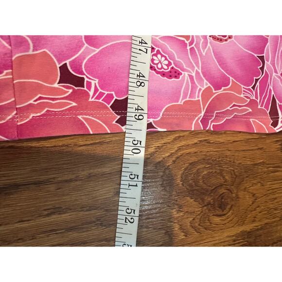 Lush Women's Summer Cami Strap Pink Floral Maxi Dress - Small Vacation Ready - Picture 8 of 8